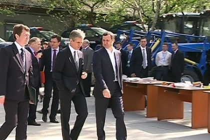 Nu mai e premier, dar nu poate sta acasa. Filat, din nou alaturi de Leanca: Am venit in calitate de cetatean
