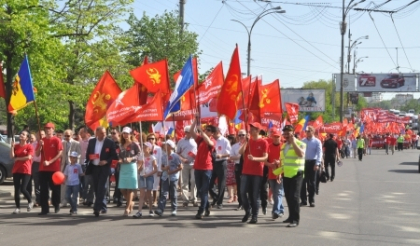 In capitala au avut loc manifestari cu ocazia Zilei Internationale a Muncii In capitala au avut loc manifestari cu ocazia Zilei Internationale a Muncii