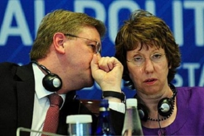 Catherine Ashton si Å tefan FÃ¼le ingrijorati de evolutia lucrurilor in Moldova 