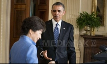 Obama s-a laudat in fata presedintei sud-coreene ca stie sa danseze "Gangnam Style" Obama s-a laudat in fata presedintei sud-coreene ca stie sa danseze "Gangnam Style"