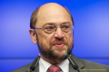 Presedintele Parlamentului European Martin Schulz: " Moldova poate pierde pozitia de lider al Parteneriatului Estic"
Presedintele Parlamentului European Martin Schulz: " Moldova poate pierde pozitia de lider al Parteneriatului Estic"
