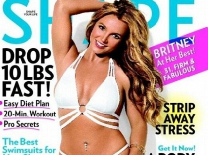 Era plina de celulita, azi e perfecta pe coperta Shape. Cum arata in realitate corpul lui Britney Spears?
