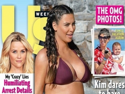 "Nu are pic de grasime!" Cum arata Kim Kardashian in costum de baie, insarcinata in 7 luni - FOTO "Nu are pic de grasime!" Cum arata Kim Kardashian in costum de baie, insarcinata in 7 luni - FOTO