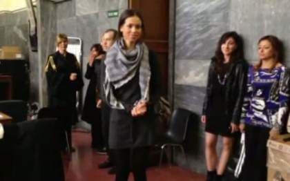 Ruby, tanara care a luat parte la petrecerile lui Silvio Berlusconi, a depus marturie la tribunal Ruby, tanara care a luat parte la petrecerile lui Silvio Berlusconi, a depus marturie la tribunal