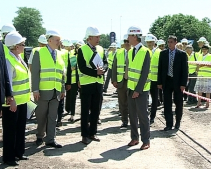 Pe urmele lui Filat. Ce a facut Iurie Leanca la santierul de constructie a traseului Chisinau-Sarateni