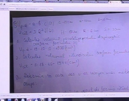 EXAMENUL REZOLVAT la matematica, postat pe internet! Elevii au copiat intr-o veselie. FOTO