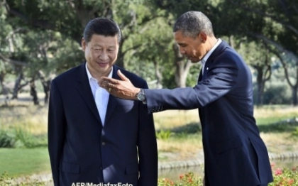 Intalnire la nivel inalt pe tema securitatii cibernetice. Obama i-a dat lui Jinping o banca de lemn Intalnire la nivel inalt pe tema securitatii cibernetice. Obama i-a dat lui Jinping o banca de lemn