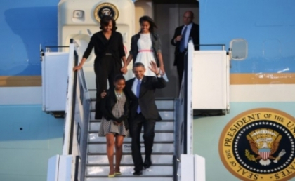 Barack Obama a inceput o vizita de 24 de ore la Berlin