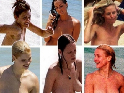 Sutienele NU sunt pentru toata lumea! Vedetele care au avut curajul sa faca plaja topless - FOTO Sutienele NU sunt pentru toata lumea! Vedetele care au avut curajul sa faca plaja topless - FOTO