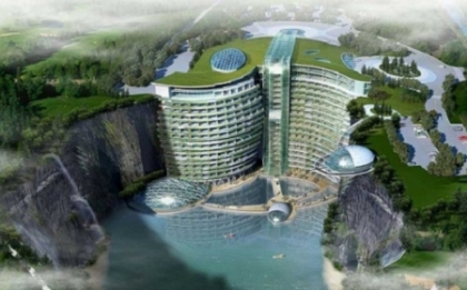 Chinezii au inceput lucrarile la hotelul de lux din cariera de piatra. "O minunatie arhitecturala" Chinezii au inceput lucrarile la hotelul de lux din cariera de piatra. "O minunatie arhitecturala"