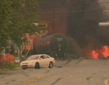 Bilantul victimelor exploziei trenului cu petrol din Quebec s-a ridicat la 13 morti Bilantul victimelor exploziei trenului cu petrol din Quebec s-a ridicat la 13 morti