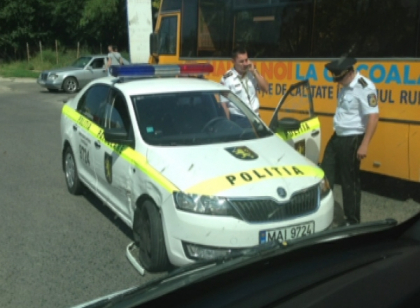 Inca o masina noua a Politiei de Patrulare, avariata in accident: E a patra in ultimele saptamani!