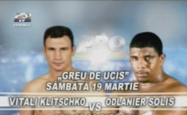 Vitalii Kliciko si cubanezul Solis au efectuat un antrenament deschis inainte de marele duel