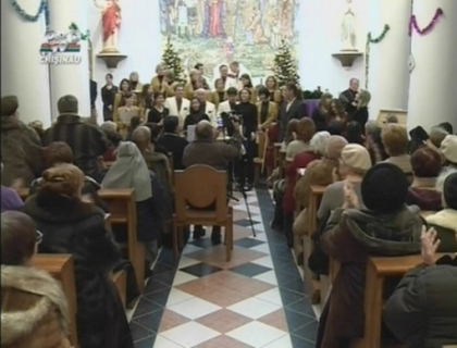 Catolicii din Chisinau au facut repetitie generala inainte de Craciun