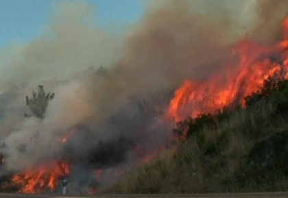 Incendiu devastator in Portugalia. Flacarile mistuie hectare intregi de vegetatie Incendiu devastator in Portugalia. Flacarile mistuie hectare intregi de vegetatie
