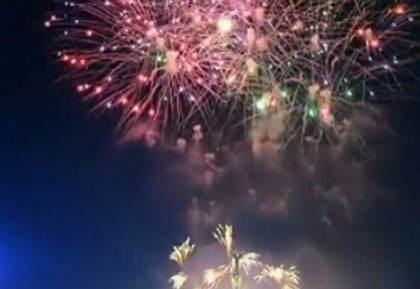 Artificii si show-uri impresionante. Vezi cum a sarbatorit Ucraina cei 22 de ani de independenta