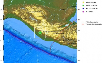 Un cutremur cu magnitudinea de 6,5 grade a zguduit Guatemala si El Salvador