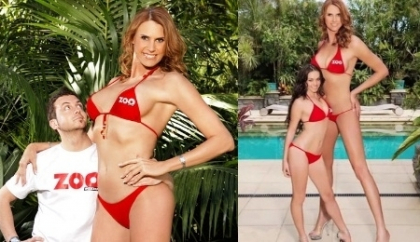 Cel mai inalt supermodel din lume si-a gasit partener pe masura. Uite  cum arata impreuna - FOTO