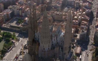 Cum va arata Catedrala Sagrada Familia cand va fi terminata. Constructia a inceput acum 131 de ani Cum va arata Catedrala Sagrada Familia cand va fi terminata. Constructia a inceput acum 131 de ani