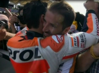 Motociclistii de la Honda au cucerit Malaezia. Vezi cum Dani Pedrosa a castigat cursa