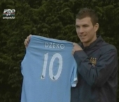 Diamantul din Bosnia! Edin Dzeko, prezentat oficial la Manchester City