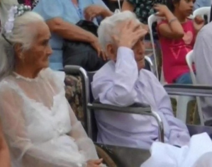 Un cuplu din Paraguai s-a cununat, dupa o relatie de 80 de ani. Vezi cum arata mirii