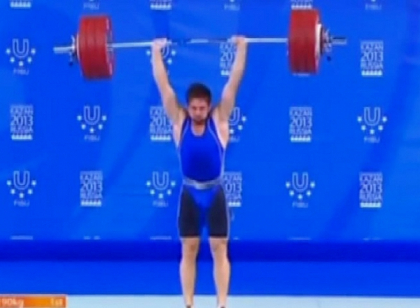 Soc in sportul moldovenesc. Halterofilul Gheorghe Cernei, in varsta de 23 de ani, prins dopat