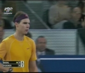 Rafael Nadal l-a invins pe marele sau rival Roger Federer, in cel de-al doilea meci de binefacere