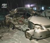Trei oameni au murit intr-un accident produs din cauza ninsorii pe traseul Chisinau-Orhei Trei oameni au murit intr-un accident produs din cauza ninsorii pe traseul Chisinau-Orhei