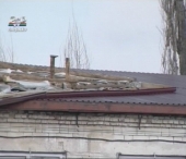Sala de sport a Liceului teoretic din Durlesti, fara acoperis. A fost luat de vant Sala de sport a Liceului teoretic din Durlesti, fara acoperis. A fost luat de vant