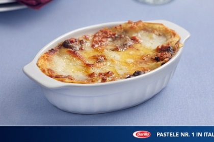 Lasagna cu prosciutto si ciuperci Lasagna cu prosciutto si ciuperci