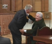 O noua imbratisare in Parlament: Diacov+Voronin