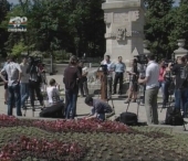 Protestatarii din 7 aprilie 2009 cer retragerea lui Dodon din cursa electorala