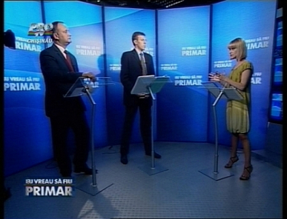 Dorin Chirtoaca si Igor Dodon la "Eu vreau sa fiu primar" din 14 iunie Dorin Chirtoaca si Igor Dodon la "Eu vreau sa fiu primar" din 14 iunie