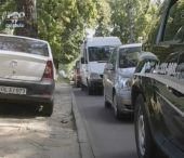 Parada cu ambuteiaj. Nervi pe arterele adiacente ale bulevardului Stefan Cel Mare