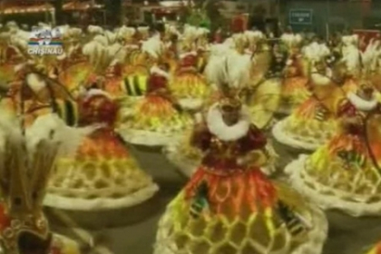 Inca o noapte de feerie in orasul brazilian Rio de Janeiro
