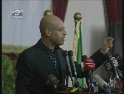 Fiul lui Gaddafi: Regimul liderului libian nu va ceda niciodata Fiul lui Gaddafi: Regimul liderului libian nu va ceda niciodata