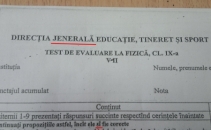 Directia "Jenerala" de Invatamant promoveaza GRESELILE. Vezi ce au gasit elevii intr-un test la fizica Directia "Jenerala" de Invatamant promoveaza GRESELILE. Vezi ce au gasit elevii intr-un test la fizica