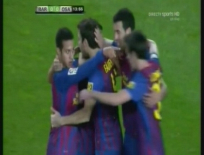 Noi culmi pentru Barcelona. A castigat cu 4 la 0 meciul cu Osasuna Noi culmi pentru Barcelona. A castigat cu 4 la 0 meciul cu Osasuna