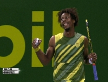 Nadal, cu buza umflata! Gael Monfils l-a eliminat pe principalul favorit al turneului de la Doha