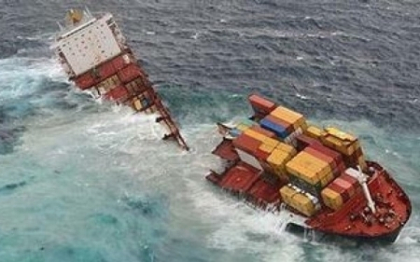 Dezastru maritim in Noua Zeelanda. Un cargo s-a rupt in doua: sute de tone de petrol ucid pasarile Dezastru maritim in Noua Zeelanda. Un cargo s-a rupt in doua: sute de tone de petrol ucid pasarile