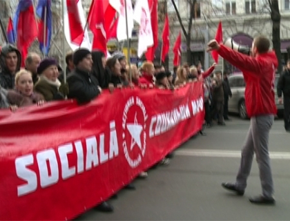 Comunistii ies in strada! Voronin: Vom protesta pana cand Alianta va demisiona