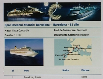 "E absolut sigur"! Vrei o croaziera de vis pe Costa Concordia? In Moldova mai poti rezerva bilete! "E absolut sigur"! Vrei o croaziera de vis pe Costa Concordia? In Moldova mai poti rezerva bilete!