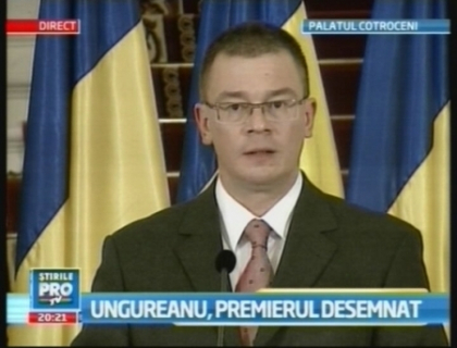 Mihai Razvan Ungureanu este noul PREMIER al Romaniei! Mihai Razvan Ungureanu este noul PREMIER al Romaniei!