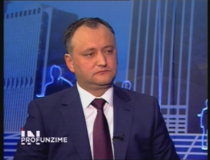 In PROfunzime din 13 februarie, cu Igor Dodon In PROfunzime din 13 februarie, cu Igor Dodon