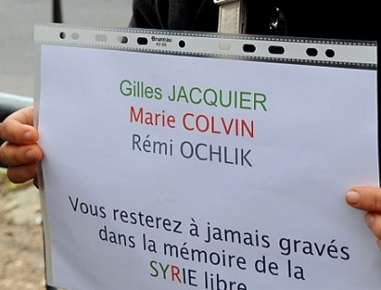 Jurnalista ucisa in Siria a murit in timp ce incerca sa isi recupereze pantofii