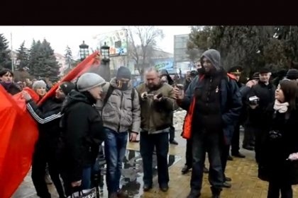 Marsul Unirii vs protestul comunistilor! Mitingul a ajuns si la Balti. VIDEO