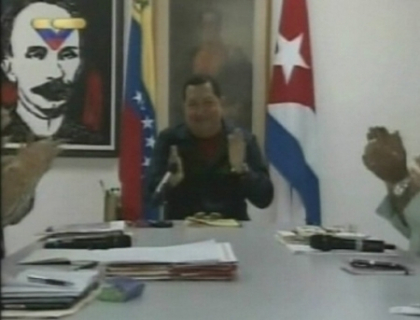 Hugo Chavez a invins cancerul? Presedintele Venezuelei aparut in fata presei