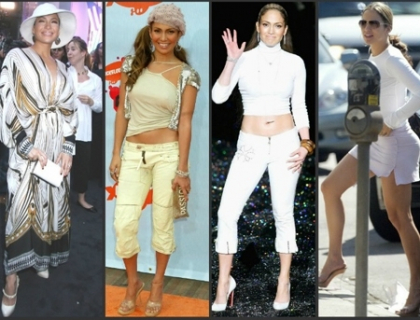 Ii e rusine ca a aparut asa in public. 9 tinute ale lui J Lo care i-au oripilat pe criticii de moda