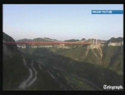 Cel mai mare pod din lume, inaugurat intr-o provincie din centrul Chinei. Vezi cat masoara Cel mai mare pod din lume, inaugurat intr-o provincie din centrul Chinei. Vezi cat masoara